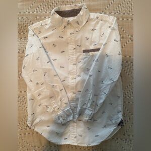 Super-Cute Button-Down Shirt in Size S (5-6)